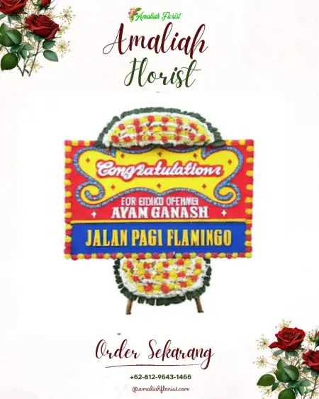 Sewa Papan Bunga Atar Brak
